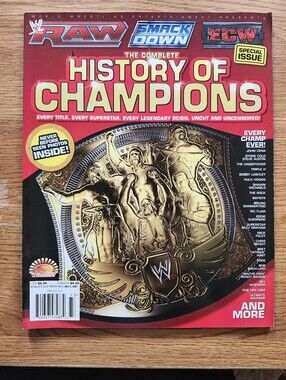 WWE The Complete History of Champions Magazine - 2007 Edition